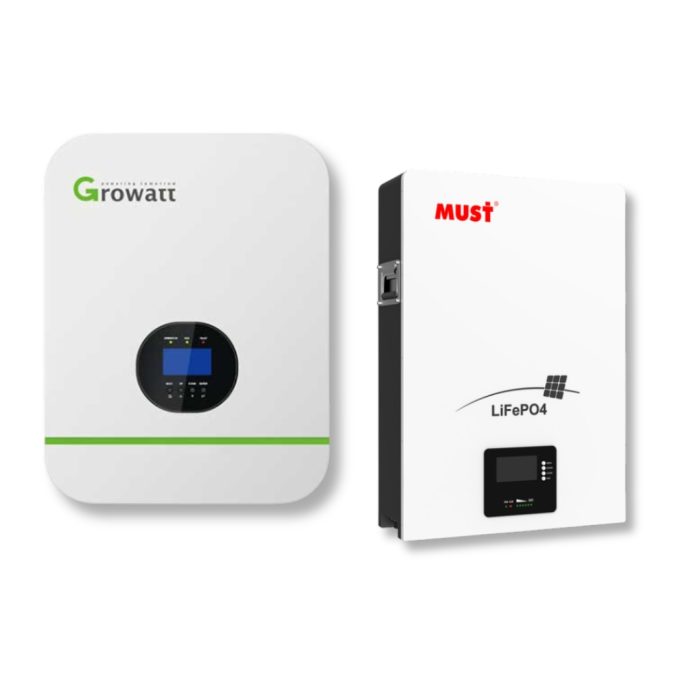 3KW GROWATT 2.56KWH LITHIUM LITE